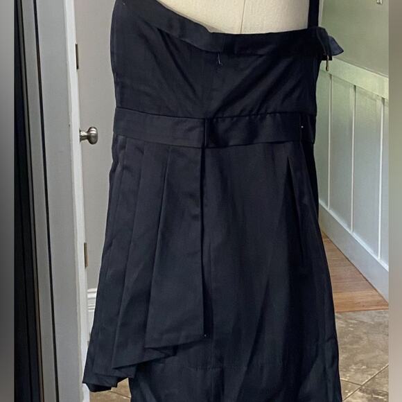 Marc By Marc Jacobs peplum pleated Black blouse Size 6 - Picture 7 of 13